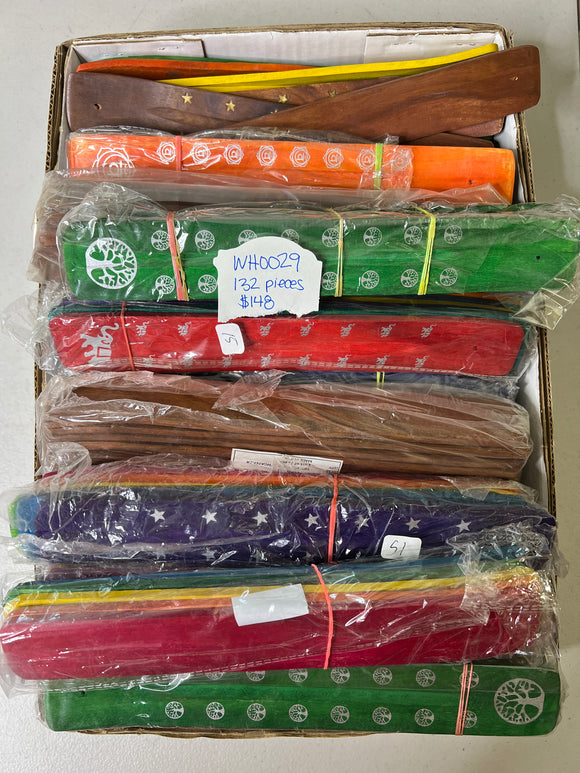 Wholesale Flat - 029 - Incense Boats - 132 pieces