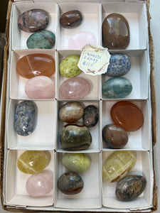 Wholesale Flat - 031 -Mixed Palmstones - 2.62kg